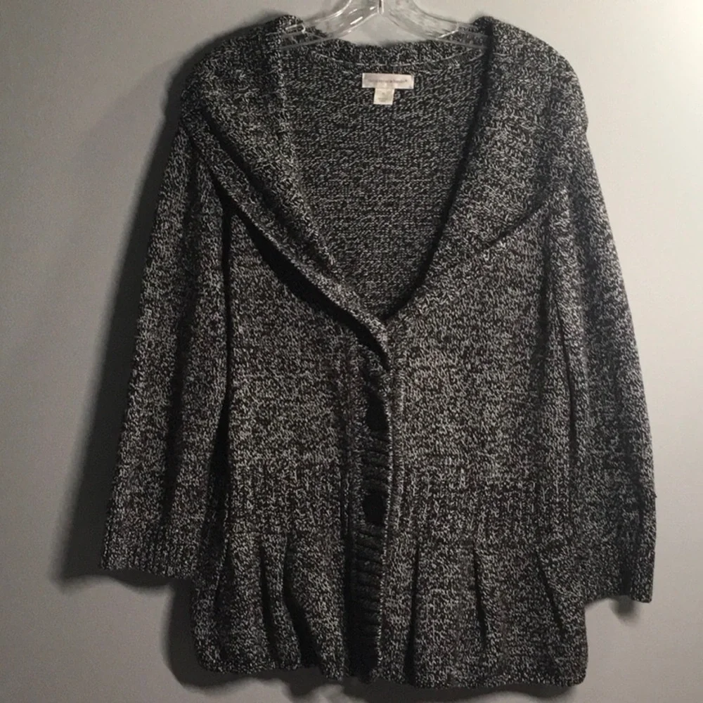 Christopher & Banks sweater Chunky women’s size xl x-large 3 button heavier we…